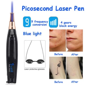 Professional Picosecond Laser Pen Tattoo Scar Removal M-ole Acne Freckle Pigment - Picture 1 of 12
