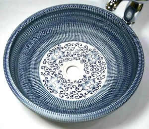 De colección lavabo de cerámica encimera encimera encimera lavabo con patrones de Kasbah - Imagen 1 de 27