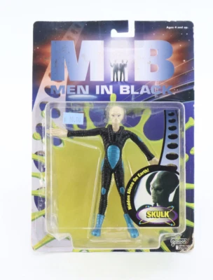 Boneco de ação Men In Black Hidden Aliens Skulk dobrável vintage 1997 Galoob novo  - Imagem 1 de 4
