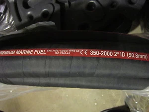 Marine fuel fill hose 2" ID MPI 350 series Wire reinforced   sold by the  Foot