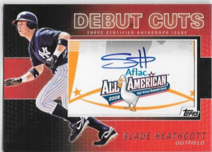 2010 TOPPS DC-SH SLADE HEATHCOTT DEBUT CUTS RC AU /106 - NM-MT