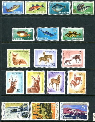 Albania 1967 Used Lot #3 Cover