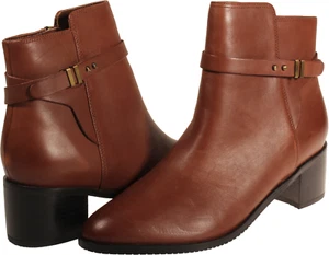 Clarks Poise Freya Womens Ankle Boot Brown Leather US Size 8 - Picture 1 of 3