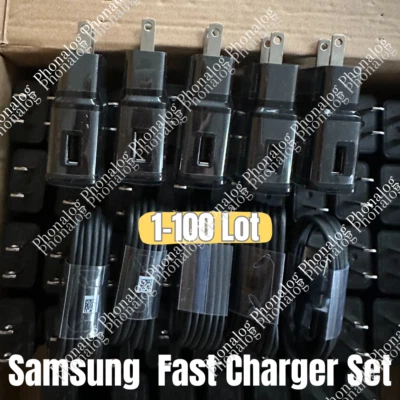 Lote de cables USB-C cargador rápido de 15 W para Samsung Galaxy S24 S23 S22 S21 S20 S10 Foto 1 de 4
