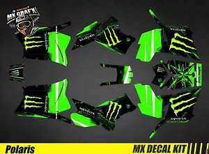 Kit Déco Quad pour / Atv Decal Kit for Polaris Scrambler 850 / 1000 - Monster - Imagen 1 de 1