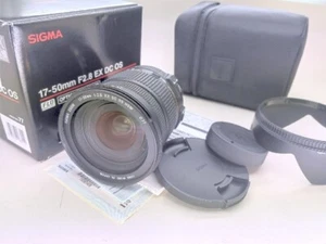 17-50mm F2.8 HSM OS EX DC SLD AF D Weitwinkel Zoom Sigma lichtstark für Nikon F - Bild 1 von 7