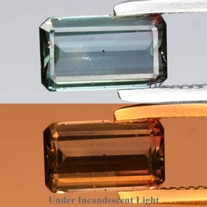 💎 0.66ct 6.5x3.8mm VS Octagon Color Change Sapphire - Unheated, Madagascar Gem - Imagen 1 de 6