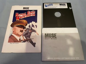 BEYOND CASTLE WOLFENSTEIN Atari 400/800 Computer Video Game Disk+Manual TESTED! - Picture 1 of 1