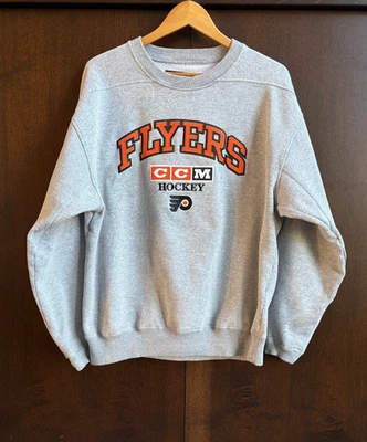 Vintage Y2K Philadelphia Flyers Crewenck CCM - Tag M, fits L - Image 1 of 4