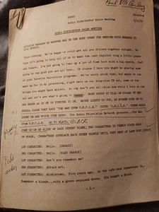 SOHIO 1966 DISTRIBUTOR SALES MEETING SCRIPT SPOOF MAN FROM UNCLE DR NO BATMAN TV - Picture 1 of 24
