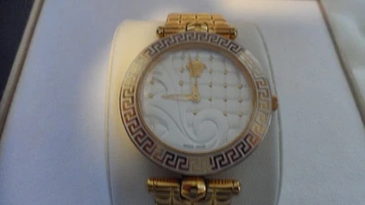 Reloj para mujer Versace Vanitas VK7061502000324 chapado en oro acero inoxidable 40 mm Foto 1 de 4