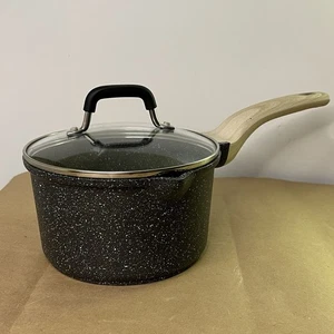 Carote 1,5 Quart Soßenpfanne Glasdeckel Suppentopf Antihaft Kochtopf Granitbeschichtung - Bild 1 von 14