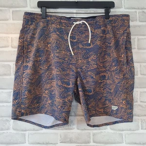 Bañador corto Wellen forrado para hombre Waves azul tostado talla 34 - Imagen 1 de 7