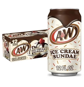 A&W Ice Cream Sundae - 12 oz / 12 lattine - edizione limitata - spedizione gratuita - Foto 1 di 3