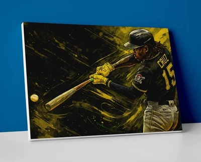Oneil Cruz Poster or Canvas - Pittsburgh Pirates Baseball Wall Art - Image 1 of 4