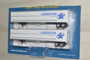 HO scale Walthers 53' piggyback trailers set (2) LANDSTAR - Picture 1 of 1