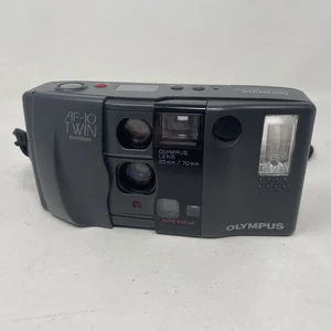 Olympus AF-10 Twin Point & Shoot analoge Kleinbildkamera GETESTET - Bild 1 von 12