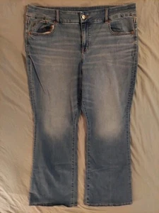 American Eagle Curvy Kick Boot Jeans Damen Größe 20 Next Level Stretch - Bild 1 von 10