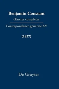 Correspondance Gnrale 1827 by Cecil P. Courtney Hardcover Book - Picture 1 of 1