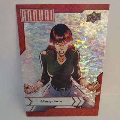 MARY JANE Hologram PARALLEL #57 MARVEL ANNUAL 2022-23 SKYBOX UPPER DECK - Image 1 of 2