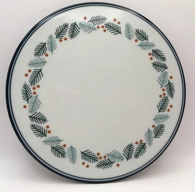 "Trivet Dansk Bistro Navidad 7"" Ramas redondas y bayas patrón de vacaciones de colección" Foto 1 de 4