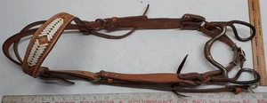 Low Port Horse Bit W/  Headstall 929253 - Picture 1 of 18