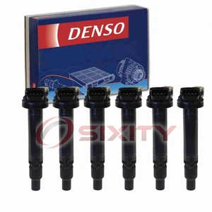 6 pc Denso Direct Ignition Coils for 2005-2018 Toyota Avalon 3.5L V6 Spark ld - Picture 1 of 5