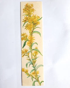 Marcador ARTE Flores Amarillas Floral Elgin Court Designs Serie U DE COLECCIÓN 1977 - Imagen 1 de 2