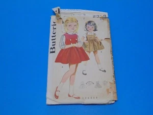 Butterick Sewing Pattern #2378 Girls Jumper & Blouse Size 6 VTG 1960s - Picture 1 of 3