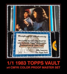 Juego de 4 cartas de colección Dirk Benedict A-Team battlestar galactica Topps años 80 galoob mattel - Imagen 1 de 5