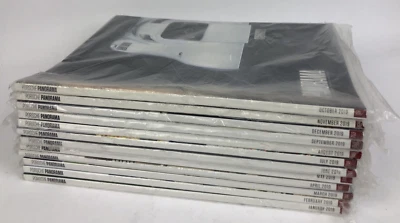 Porsche Club of America Panorama Magazine 2019 Complete Set 12 Issues  SEALED Foto 1 de 4
