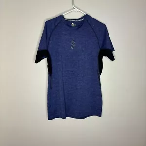 nike mens new with tags basketball tee dri fit blue XL - Picture 1 of 6