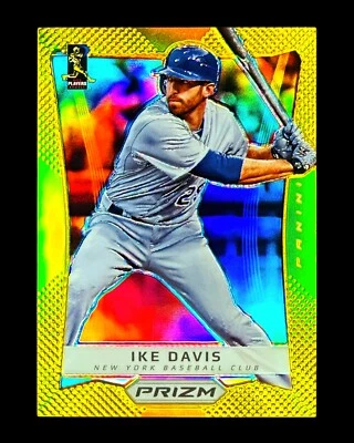 1ST YEAR - 2012 Panini PRIZM GOLD /10 - PRIZM GOLD #04/10 - Ike Davis #76 - Image 1 of 4