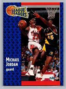 1991-92 Fleer - #220 Michael Jordan - Juzgado casi nuevo - Mt *tarjetas de texto* - Imagen 1 de 2