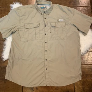Camisa Magellan Fish Gear Talla 3XL Caqui Relajada Ventilada Mangas Cortas Equipo de Pesca - Imagen 1 de 5