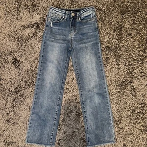 Joe's Jeans Girls Jeans Distressed Raw Hem Denim Blue Kids Size 10 - Picture 1 of 10