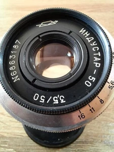 Vintage Industar 50 3,5/50 USSR Soviet Lens - Picture 1 of 14