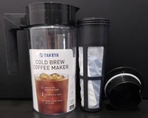 Takeya Cold Brew patentierte Kaffeemaschine 1 Quart - schwarz - Bild 1 von 8