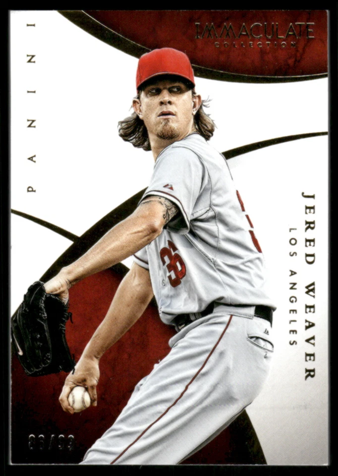 Panini Immaculate #65 Jered Weaver 2015 Foto 1 de 2