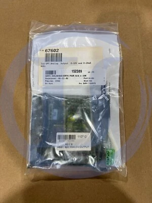 Rice Lake 67602 Ind OPT,Analog Output 0-10V, 0-20mA, 4-20mA for 720i, 820i, 920i - Image 1 of 4