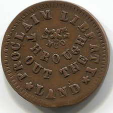 Civil War - F 9 / 407a - R 7 - French Liberty / Proclaim Liberty - Lot # TT 2593