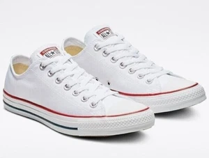 CONVERSE ALL STAR CHUCK TAYLOR LOW  M7652  OPTICAL WHITE - Picture 1 of 6