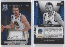 2013-14 Panini Spectra Game Time Materials /15 David Lee #51