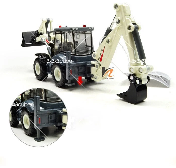 KDW 1/50 Bidirectional Excavator Construction Equipment Diecast Model Car 1:50 - Image 1 of 4