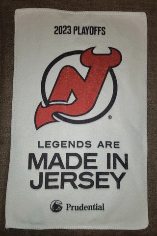 NJ Devils Game 2 2023 Stanley Cup Playoffs Rally Towel - 2 Pack Cover