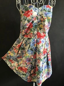 JOE BROWNS 1950s style summer dress 14. Stretchy straps, lined mesh hem. - Picture 1 of 4