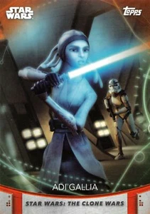 Women of Star Wars (2020) ORANGE PARALLEL BASE Card #2 / ADI GALLIA - Picture 1 of 2