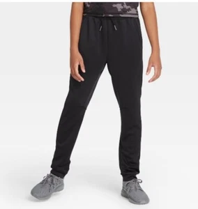 NEW! all in motion boys black stretch woven jogger pants big kids size XS (4/5) - Picture 1 of 2