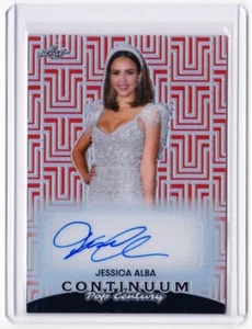 Jessica Alba 2023 Leaf Pop Century Continuum Autograph Card # /49 ! Auto - Picture 1 of 2