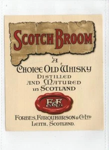 SCOTCH BROOM: A CHOICE OLD WHISKY: Whisky label (C72997) - Picture 1 of 1